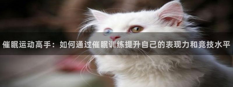 3377体育官网下载平台是正规平台吗：催眠运动高手：