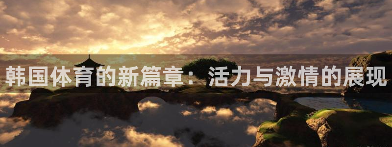 海南3377体育官网下载：韩国体育的新篇章：活力与激